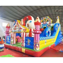 대형 에어바운스 키즈카페 축구 태권도 슬라이드 미끄럼틀, 40 스퀘어 관람차