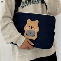 쿼카 아이패드 파우치 갤럭시탭 노트북, 네이비