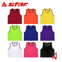 스타 축구용품 팀조끼V 라지 SW4003V 9가지 색상, 핑크, 핑크
