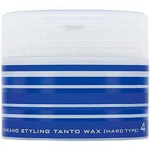 헤어왁스 일본 nakano 스타일링 탄토앤왁스 4 하드타입 90g(3.2oz), 90 그램 (x 1)
