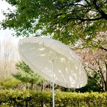 헬로우캠핑 캠핑 파라솔 테슬 감성 그늘막 타프 피크닉 받침대, 선택완료, 파라솔(태슬)+사은품받침대