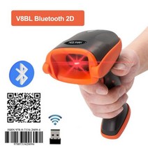 3D프린터 소매점 물류 창고용 휴대용 무선 바코드 스캐너 휴대용 유선 1d 2d qr 코드 pdf417 리더, CHINA_V8BL Bluetooth 2D