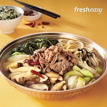 [하이원리조트&프레시지] 곤드레 소불고기전골 1051g 비법소스 밀푀유나베 캠핑 밀키트