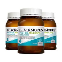 Blackmores 블랙모어스 무취 피쉬오일 미니캡스 400캡슐, 400정, 3개