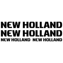 새로운 HOLLAND XL aufkleber 스티커 배거 굴삭기 4 개 자동차 스타일링, 01 Black