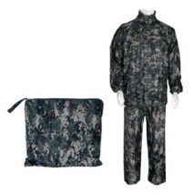 디지털 공병우의 상하세트 군용품 비옷 우비, |XL100|