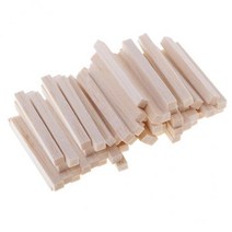 QDY 2X 60x 5x5x50mm 발사 나무 블록 모델 만들기 diy for