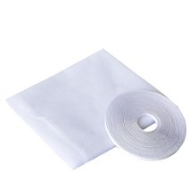 현관방충망 현관방충망자도롤접이식 자석 접이식고급형 커튼식 접이식자석 스크린 떠 있는 창, 하얀, 1.3x1.5m