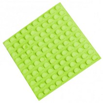 100Pcs 자기 접착제 라운드 실리콘 고무 범퍼 부드러운 투명 블랙 안티 슬립 충격 흡수기 피트 패드 댐퍼, green