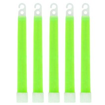6 인치 서바이벌 키트 군사 글로우 라이트 스틱 워킹 캠핑 SOS 기어 야외 장비 콘서트 파티, [03] 5pc Green