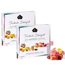 세레즈파자리 터키쉬딜라이트 로쿰 종합과일 터키젤리 30P Cerez Pazari Turkish Delight 400g 2팩