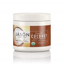 Jason 제이슨 비정제 오일 스무딩 코코넛 15oz(443ml) 2팩