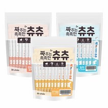 포유널위한간식 짜주는 촉촉한 츄츄 14g, 연어 + 참치 혼합맛, 30개입