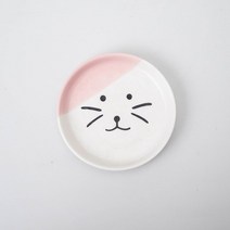 이도다완 접시 이천 도자기 사기 4인 그릇 세트 고양이 그릇 세라믹 높은 발 목 보호대 음식 큰 직경 애완, 02 BOWL
