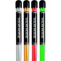 롱리지 골프 연습 보조 투어 로드 얼라인먼트 스틱 LONGRIDGE Golf Practice Aid Tour Rodz Alignment Sticks, 화이트