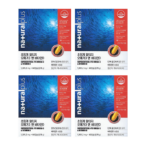 내츄럴플러스 초임계 알티지 오메가3 앤 비타민D 1301.2mg x 60캡슐 x 4개