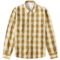 유니버셜웍스 Universal Works Compact Check Worker 셔츠 남방 - Sand