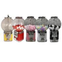 미니 가챠머신 문방구 커피 캡슐 디스펜서 로또 뽑기통, 레드 + 캡슐 100개