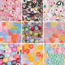 제이포니 데코 파츠 99종 데코덴 폰케이스 꾸미기 재료 탑꾸 만들기, 41.체크무늬 엠초코(랜덤8개)