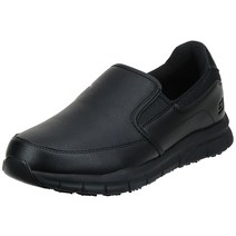 Skechers 스케쳐스 남성용 남파 그로톤 서비스 슈즈 블랙 폴리우레탄 13 W US