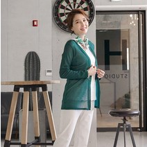 쉬즈마담 J3412 썸머 데일리 가디건 엄마옷 미시옷 엄마선물 빅사이즈 아줌마옷 50대 60대 중년여성 마담의류