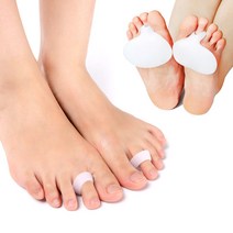 걸이형 실리콘 구두 앞꿈치 충격 흡수 패드 지간신견종 중족골 3mm 쿠션 2P