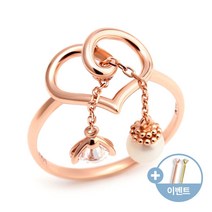 14K 반지 하트 골드링 여성금반지 ROS1710