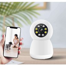 스마트폰cctv 홈캠 펫캠 4g 집안 무선 방범용 카메라, 레코딩 메모리 카드 풀 컬러 와이파이 버전