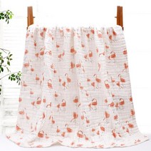 온열침낭 2인용 오리털 구스 두꺼운 모슬린 담요 100% 코튼 베이비 Swaddle 거즈 하위 랩 슬리핑 백 소프트, 07 07_02 110X110 CM