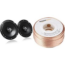 자동차스피커튜닝 jvc cs-j420x 동축 10cm 양방향 검정색, 16cm, 스피커 와이어 번들