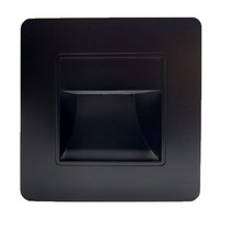 이쁜 램프 거실 조명 아파트 천장 부엌 침실 안방 벽걸이 천정 화장실 샹들리에 셀프 레일 등 86 벽 계단 LED 2W 3W 단계 실내 Led 복도 주방 로비 박스, [03] Black Shell, [01] 2W, [01] Warm White (2700-3500K)