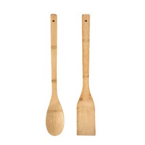 천연 대나무 조리 도구 사각 뒤집게 볶음 주걱 40cm 55cm 나무 장주걱 고추장 된장 대 용 젓기 젓는 용, ( 55cm 사각 뒤집게 )