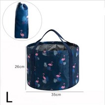 견고한 휴대용 야외 접이식 버킷 세면대 방수 여행용 냄비 접을 수 있는 세척 발 물통, 13L