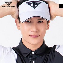 다운블로우-DB7002 남자골프썬캡모자, 화이트 F