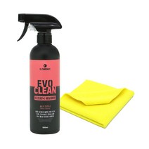 디크로닉 에보클린 실내 가죽 클리너 500ml 자동차 시트 때 제거 청소 세정제 크리너 가죽 얼룩 제거, A-1 디크로닉 에보클린 500ml +타월
