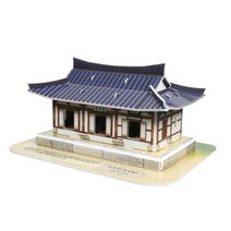 크래커플러스 3D 입체퍼즐 종이모형 건축물 만들기 학습교재, 오죽헌, 1팩