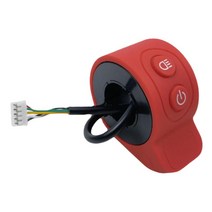 내구성 야외 전기 스쿠터 가속기 스로틀 교체 전자 자전거 핑거 스로틀 HX-X6 X7 X8 용 속도 제어 액세서리, ABS 실리콘, 검은 색