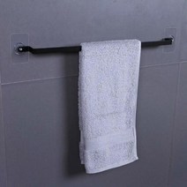 욕실걸이부착식 수건걸이블랙, 없음