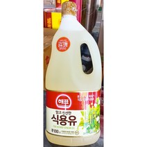 해표 콩식용유 대두유 1.8L 가정 식당 업소 식자재 식재료, 1개