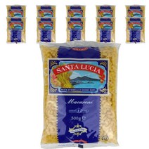 산타루치아 마카로니 macaroni 파스타 홈쿡 대용량 업소용 식당 식자재 면 500g, 11개