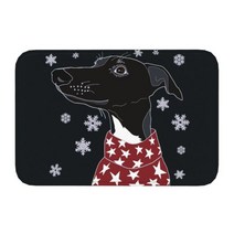 반려동물 드라이룸 강아지 고양이살바도르 달리 그레이하운드 lurcher 전면 도어 매트, 40cmx60cm, 5