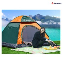 E런웨이브 원터치텐트 3~4인용 2초텐트 간편설치, ELW원터치텐트3~4인용