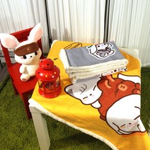 오잉 양털 무릎담요 - 귀여운 사막여우 오잉이와 폴링이 정품 라이센스 국내제작 상품_1211EA