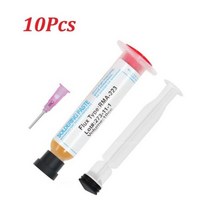 솔더 페이스트 크림 10cc 납 플럭스 RMA223 칩 컴퓨터 전화 LED BGA SMD PGA 수리 도구 스케일링 파우더 DIY 납땜, 10pcs