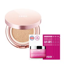 아이소이 스킨케어 비건 쿠션 SPF38 PA++ 21호 13g(본품1)+잡티패드2매x5개, 없음, 단일속성
