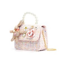 오뜨앙쥬 여아용 래빗 레그돌 플라워 미니백