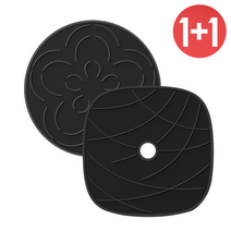 1+1 아야 인덕션 보호매트 유리섬유 특허제품, 2개, (20cm 구멍O) K03