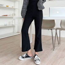 쏘옷 여성용 깔끔핏 밴딩 스판 부츠컷 팬츠