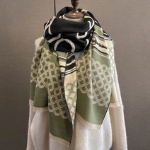 패션 프린트 캐시미어 스카프