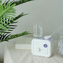 이츠인 비플랫 UV Led 살균 보틀 미니 가습기 / 무드램프 저소음 5시간 아날로그/터치형, 터치형, 핑크/소프트핑크